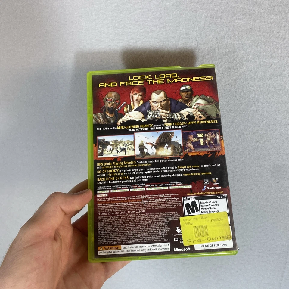 Xbox 360 Games Lot of 3 - Darksiders 2 Limited Edition Borderlands 1 Tony Hawk - Image 4 of 4