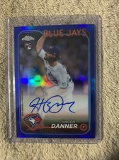 2024 Topps Chrome Hagen Danner Blue Refractor Auto /150 Blue Jays