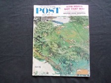 1959 JULY 4 THE SATURDAY EVENING POST MAGAZINE - JIMMY HOFFA ARTICLE - SP 2236