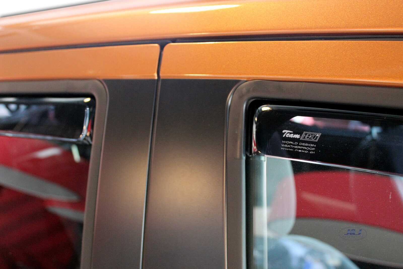 Déflecteurs de vent Nissan Navara anti-remous et bruit - 2