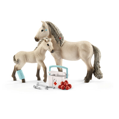 Schleich 42430 Hannahs Erste Hilfe Set Spielset Pferdespielzeug Islandpferde PONY