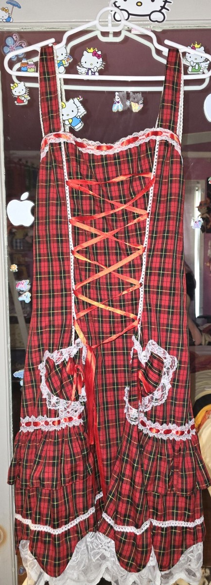 Sprinkle Heart Tartan jskセット Cute Heart JSK (Tartan) by Angelic