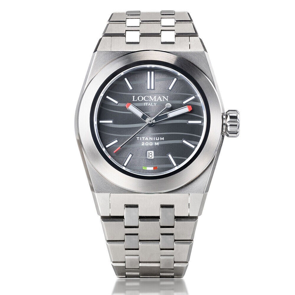 Orologio Uomo Nuovo Stealth Titanio  Grigio Locman - 0223T01S-00BKRDB0