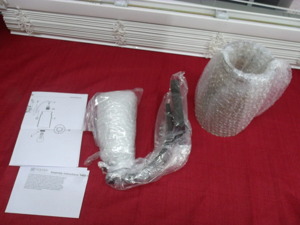 Aplique Golden Lighting 1405-1W RBZ-AG Travers, bronce frotado Foto 3 de 4