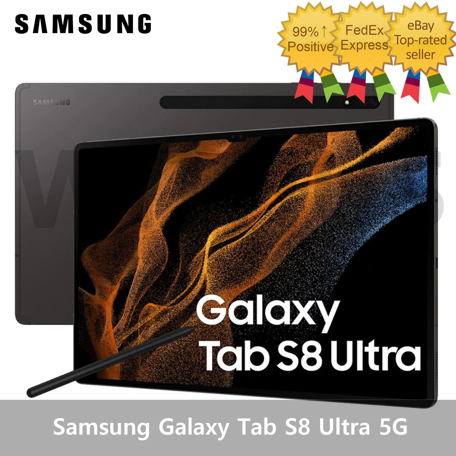 The Price of 2022 New Samsung Galaxy Tab S8 Ultra SM-X906 5G 128/256/512GB Snapdragon 8 Gen1 | Samsung Phones