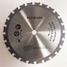 Eastwood Mini Metal Saw Replacement Blade 24 Tungsten Carbide Teeth Cutting Disc