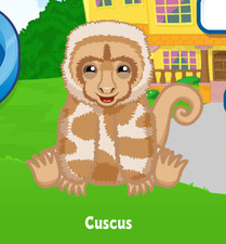 Webkinz Cuscus Virtual PET Adoption Code Only Messaged Webkinz Aussie Possum Pet