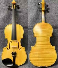 SONG Yellow Master Violin 4/4,Beautiful flames maple back,Good sound 15356