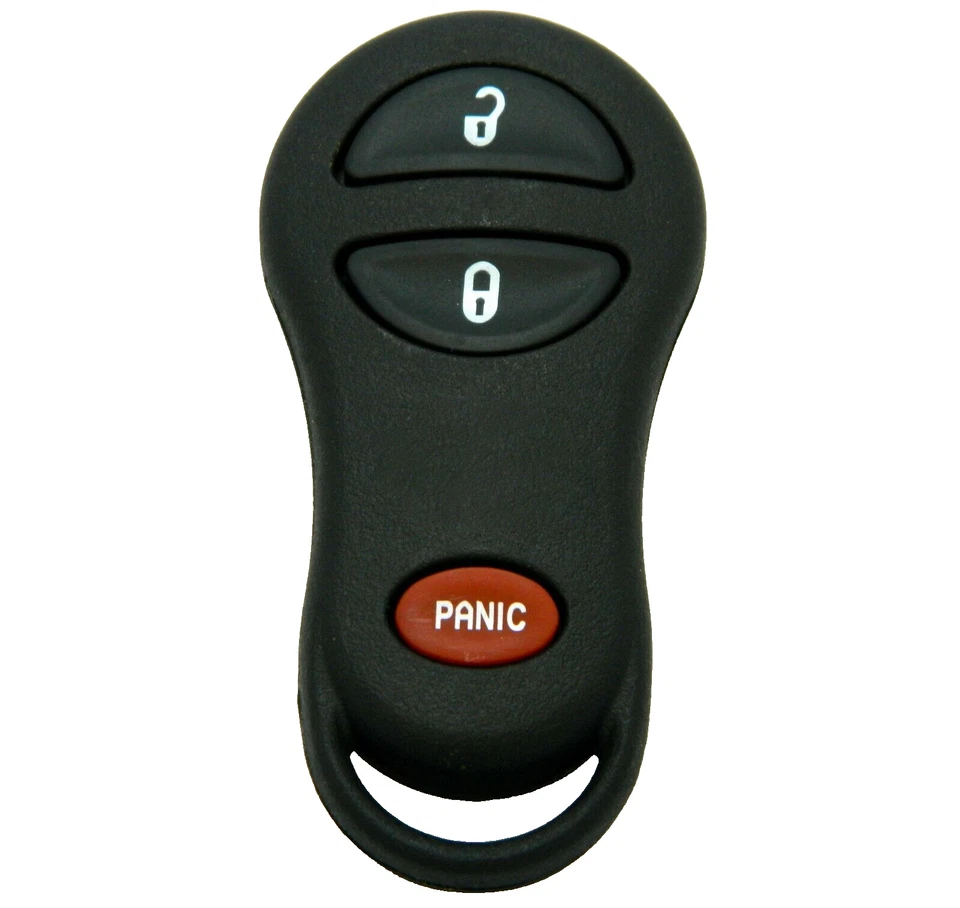 OEM ELETRÔNICO 3 BOTÕES CONTROLE REMOTO SEM CHAVE FOB 2002 - 2005 DODGE RAM 1500 2500 3500 - Imagem 2 de 4