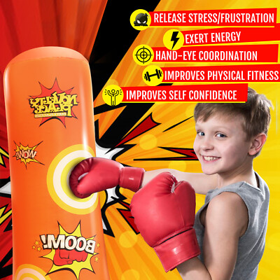 Grappling Dummy Wondering] 160CM Fitness Inflatable Punching Bag