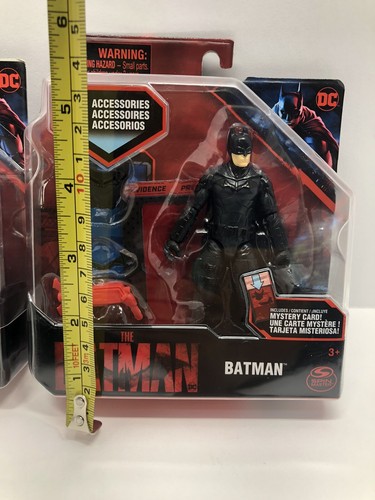 LOT Of 2 SPIN MASTER 2022 DC 4” FIGURE THE BATMAN And THE PENGUIN - Picture 2 of 5