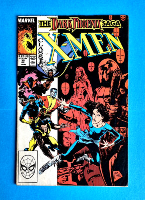 CLASSIC X-MEN #35 (VOL 1) DARK PHOENIX SAGA  MARVEL COMICS  JUL 1989  V/G