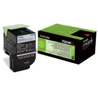 Lexmark 70C2HK0 702HK Toner-Kit Schwarz Return Program, 4.000 Seiten Iso Iec