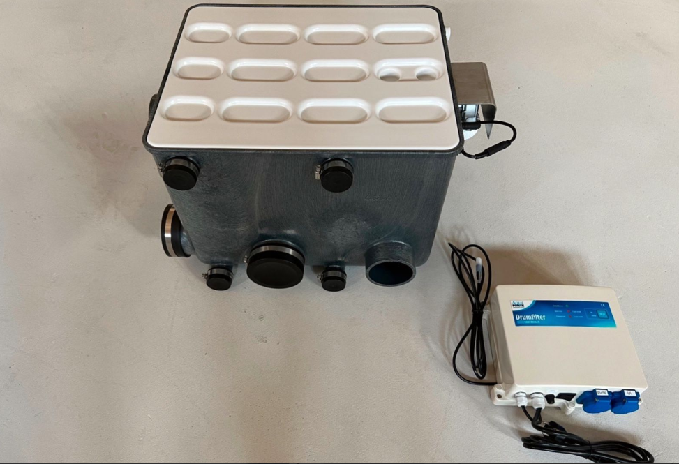 AquaForte Trommelfilter Teichfilter Filter Koi Fische ATF1 Set UVC