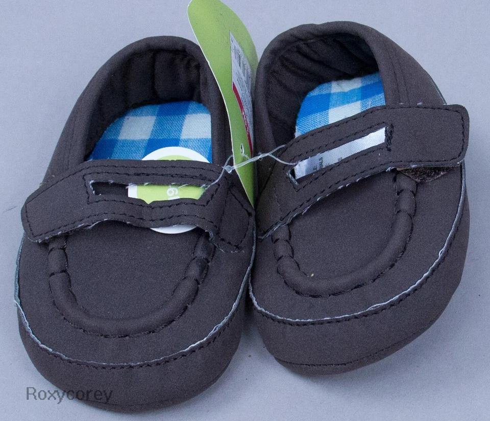 Zapatos Mocasines Circo Infantiles Niños Marrón Español Talla 0-3 Meses Nuevos con Etiquetas Foto 2 de 2