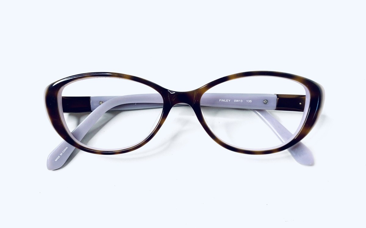 Kate Spade Finley OW13  eyeglasses frames KATE SPADE Finley 0W13 Tortoise Lilac Womens Oval Eyeglasses  main image 2