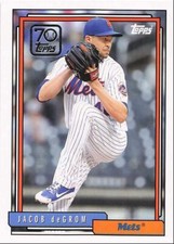 2021 Topps Update 70 years of Topps Jacob deGrom #70YT-42
