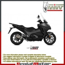 Terminale Scarico MIVV Suono Acciaio inox per Honda Integra 750 2016 > 2020