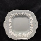 Rare Wedgwood Queensware Square Plate  Dessert Tray Cream on Gray #1