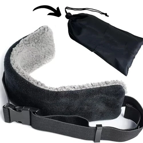 Travel Pillow Straps for Airplanes, Support Band for Head Neck Shoulder &