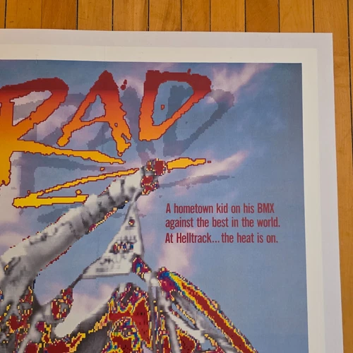 RAD (1986) 原版 1SH 27x41 电影海报 BMX - 亚麻底板 - 第 6 张/共 6 张