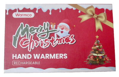 Hand Warmers Rechargeable 2 Pack, Warmco 5000mAh Each - 4.1x1.2x1.1''