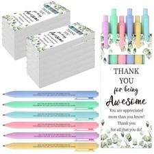 84 Pcs Inspirational Gifts Bulk Include Motivational Ballpoint Pens with Than...