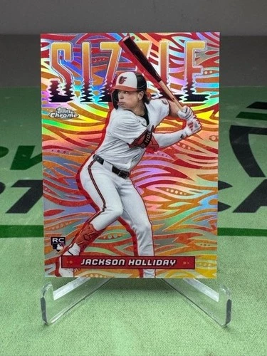 2024 Topps Chrome Update Jackson Holliday Sizzle SSP Case Hit Rookie RC -Orioles