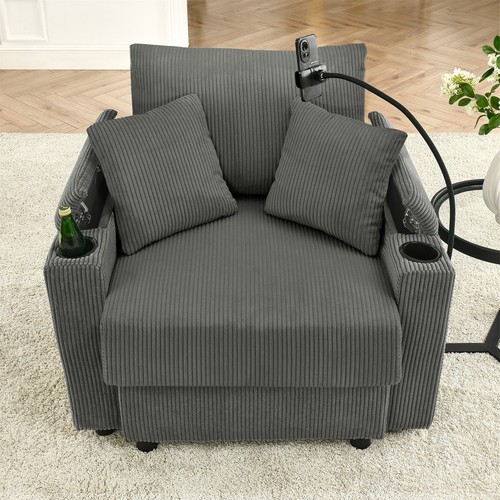 Accent Chair with Storage Living Room Chairs with 8