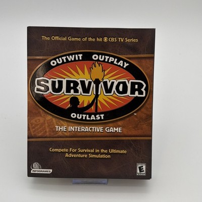 Survivor: The Interactive Game PC  Official CBS TV Show Edition Sealed Big Box