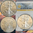 2012 W American Silver Eagle, First Strike, W Mint, NGC MS69, 999 Silver, C8556