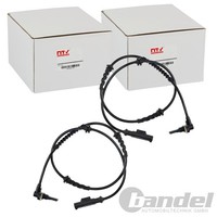2X NTY ABS-SENSOR Raddrehzal Vorne Passend FüR Abarth Grande Punto Alfa Romeo BR