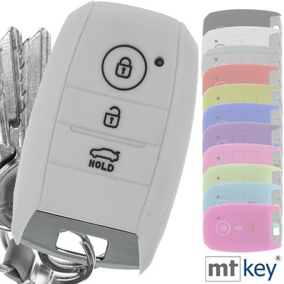 KEYLESS Schlüssel Hülle Weiß für KIA Picantio Rio Ceed Soul Sportage Stonic