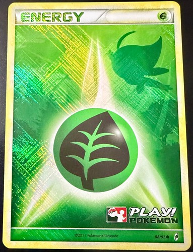 Play! Pokemon Grass Energy Holo Promo Call of Legends 88/95 2011 Player Reward