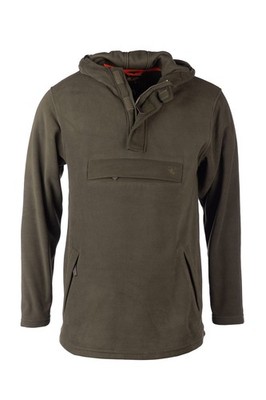 Herren Kapuzen Fleece Kittel Country Men Thermo Schießen Oliv Fleece Rydale