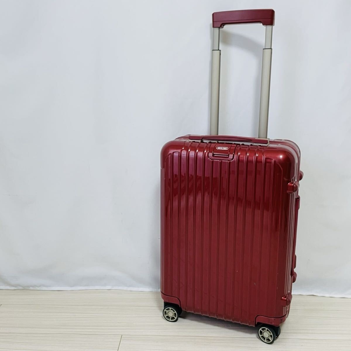 Rimowa Salsa Deluxe 35L Red 4-wheels Carry Case Suitcase 873.52 | eBay