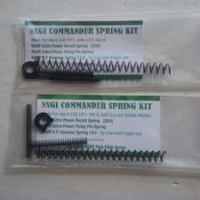 Custom Wolff Spring Kit W20 22 Recoil For A 1911 Commander W4.25