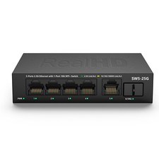 5 Port 2.5GB Ethernet Switch Unmanaged Network Switch 5 x 2.5 Gigabit 1 x...