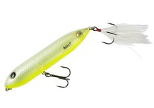 Super Zara Spook Heddon Pencil Bait 18g Silent Feather Hook Used