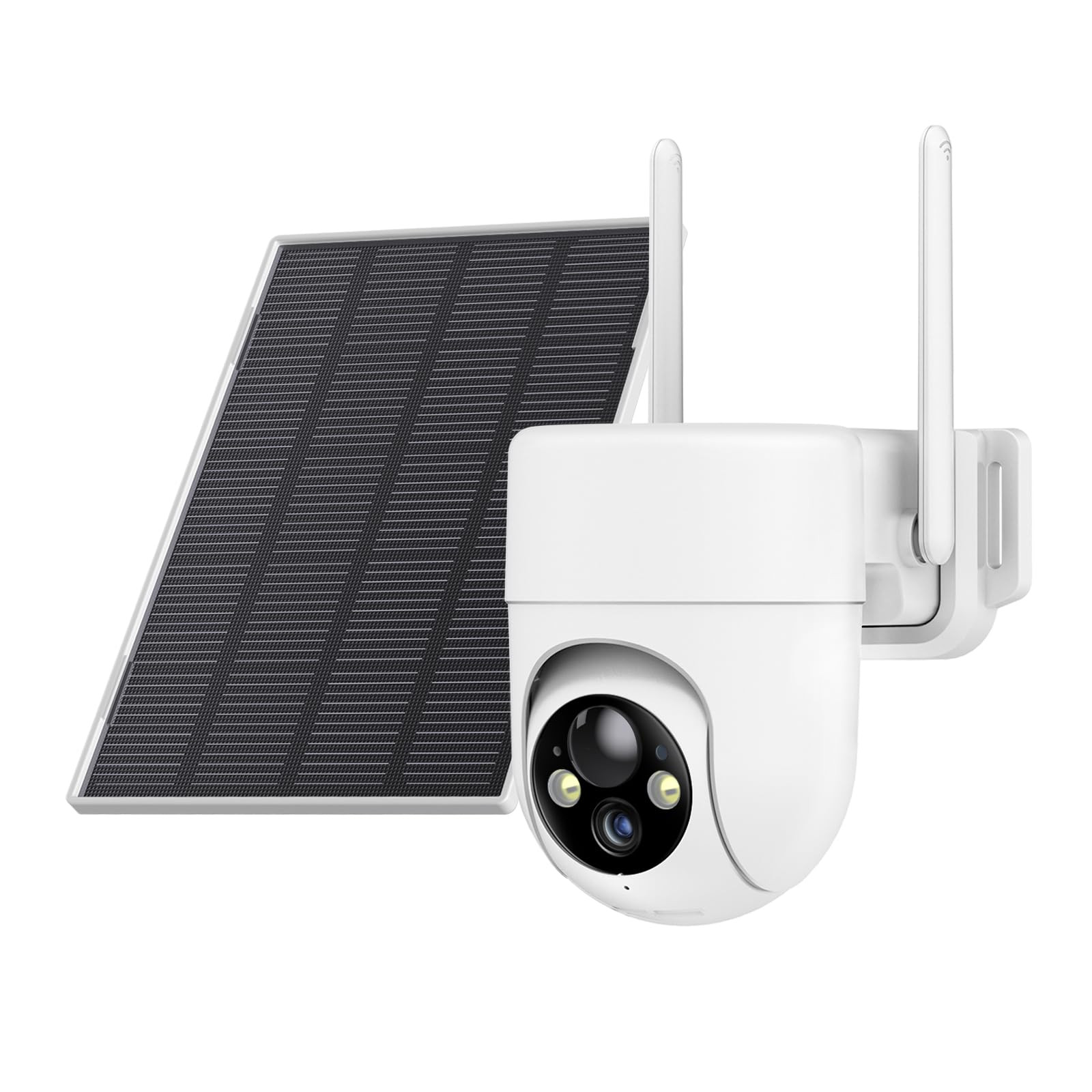 Outdoor Solar Camera with 2K Color Night Vision Wireless Security Cameras