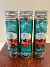 3  SCENTSICLES Scented Ornaments w/hooks - Christmas Tree Scent - 18 Total