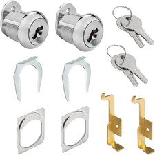 File Cabinet Lock Replacement Kit for HON F24 F28 2 Pack  Vertical Drawer Lock