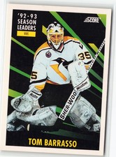 Tom Barrasso 1992-93 Pittsburgh Penguins NHL #483