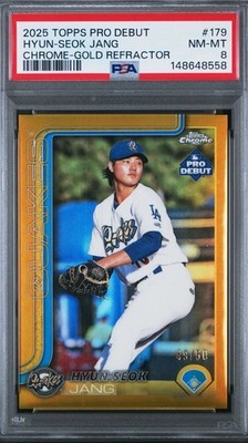 ✨️2025 Topps Pro Debut Chrome Hyun-Seok Jang #PDC-179 GOLD 