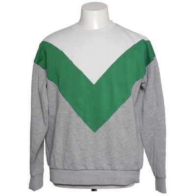 Pull & Bear, Sweatshirt, Größe: M, Grau/Grün/Weiß, Baumwolle/Polyester #5f0