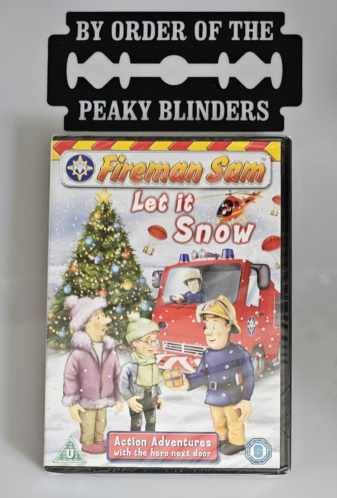 FIREMAN SAM LET IT SNOW DVD ACTION ADVENTURES WITH THE HERO NEXT DOOR