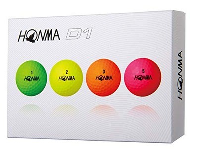 Honma Golf Golf Ball New D1 Multi Color 3 Dozens Japan Import NEW
