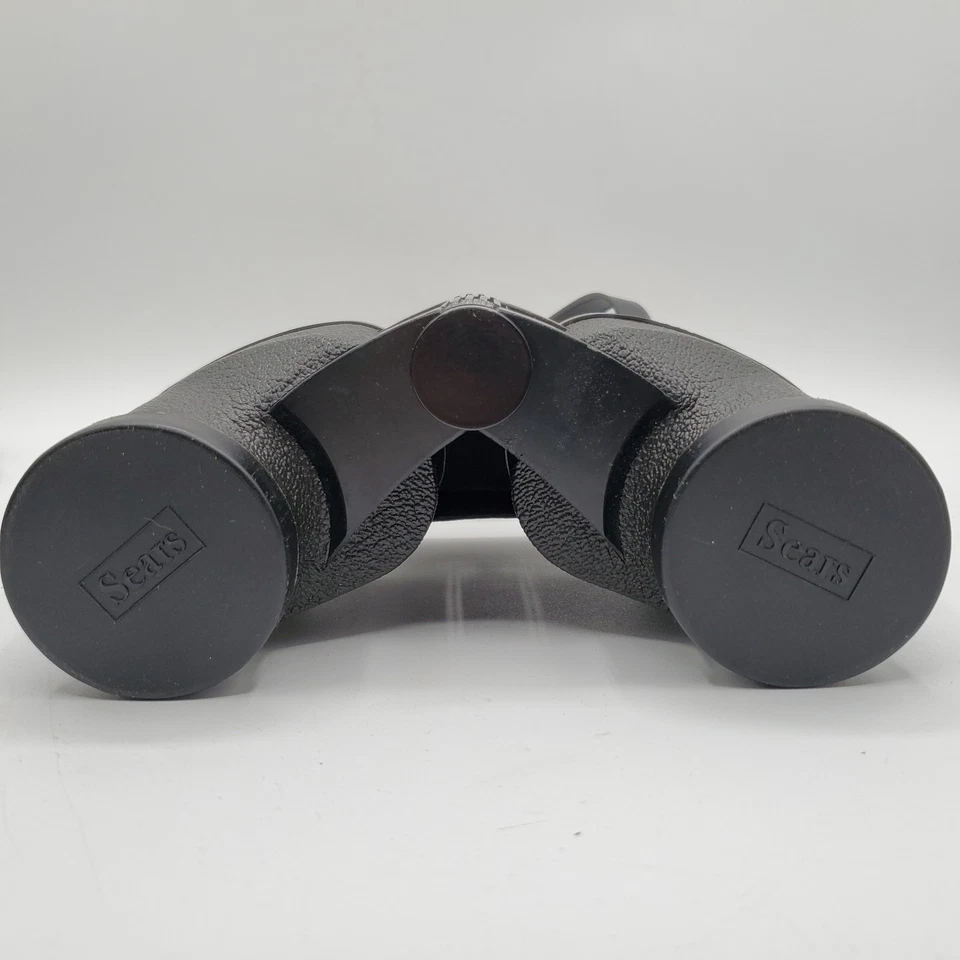 Vintage Sears DISCOVERER 7x35 Binoculars Extra Wide Angle 578ft with Case AS-IS - Image 3 of 4