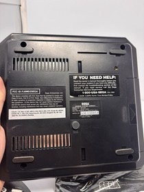 Sega Genesis System MK-1631A Black Untested Powers On