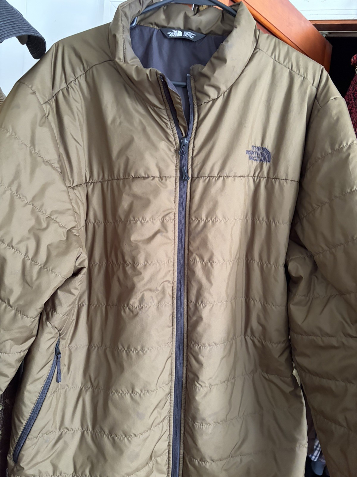 The North Face micro  down jacket 2XLarge Green W… - image 1